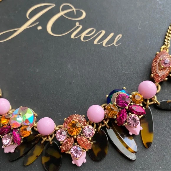 J. Crew long rhinestone necklace - Picture 3 of 8